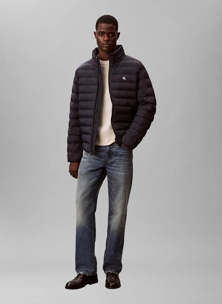 Calvin Klein Jeans  Lightweight Packable Hood Puffer Jacket for Men | Best Price UAE